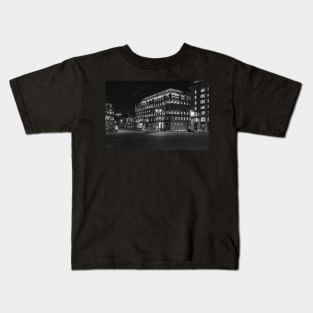Night in the Glasgow city Kids T-Shirt